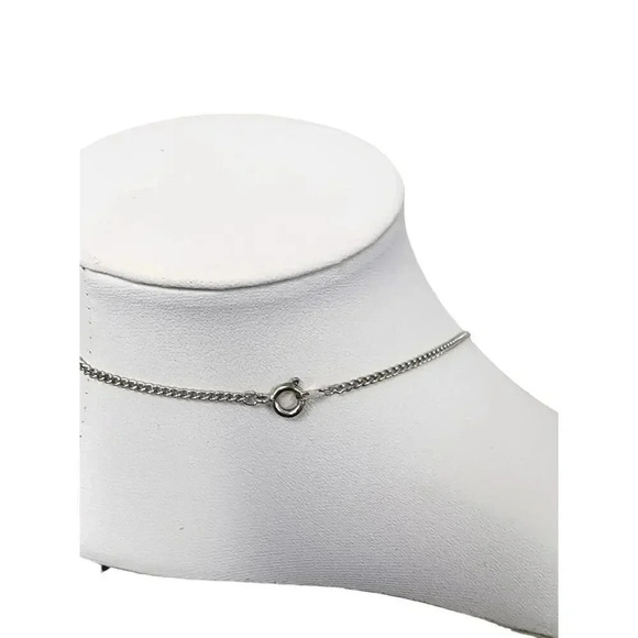 Cross Pendant Chain Necklace Silver Tone – Approx 17.50 Inches - Picture 2 of 2